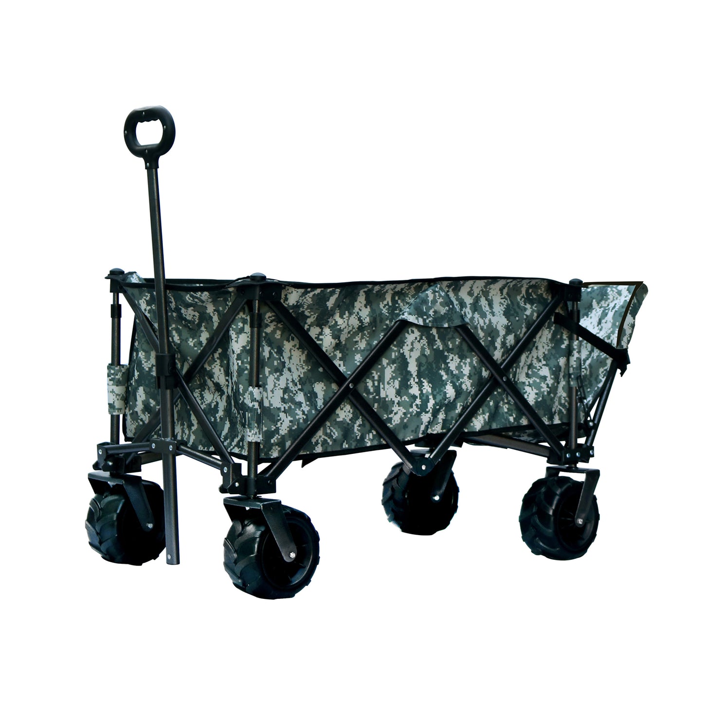 OKEYOLIVE Folding Utility Wagon Cart | All-terrain | Extended Design