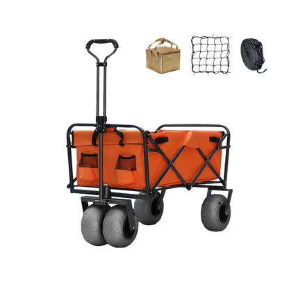 OKEYOLIVE Heavy Duty Collapsible Utility Beach Cart