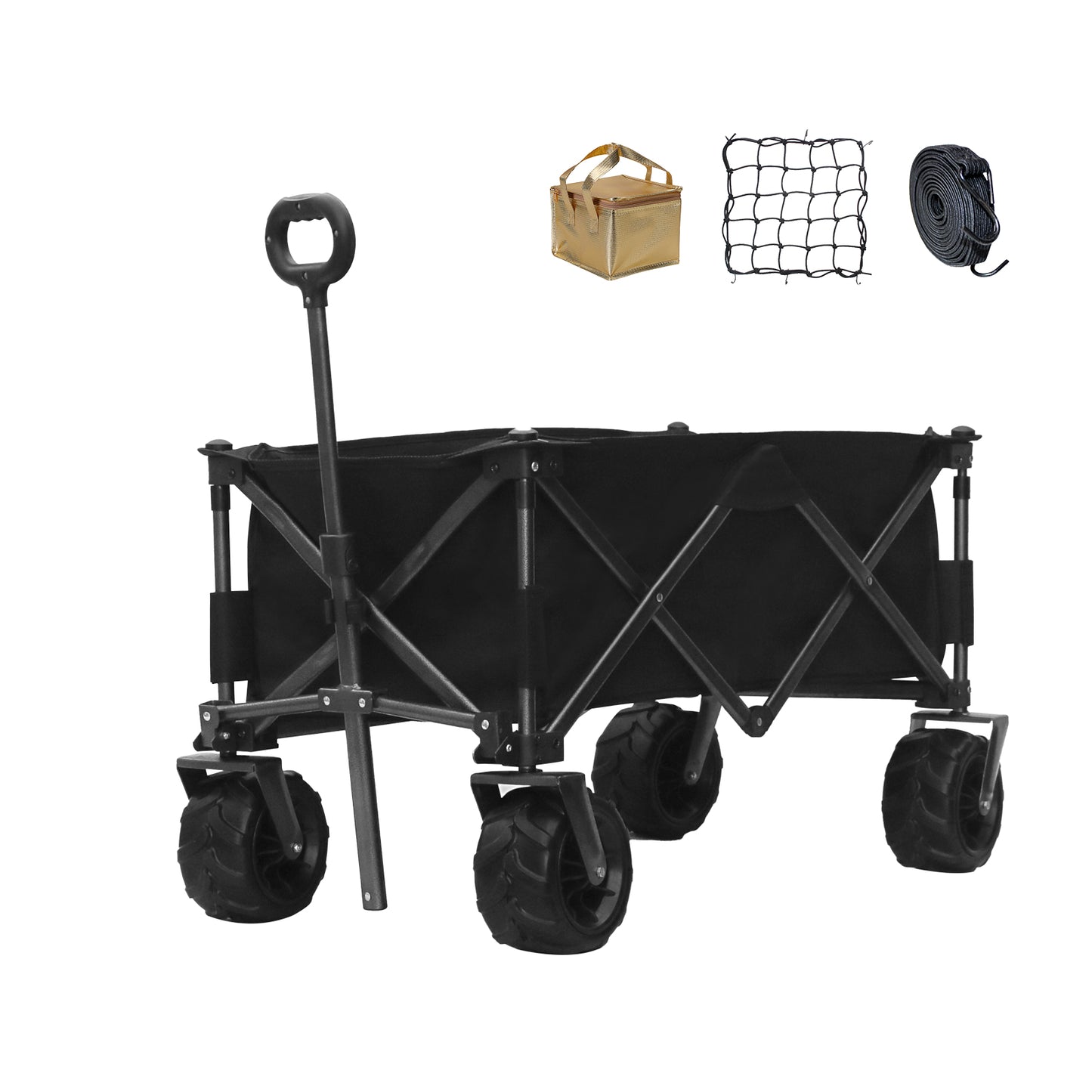 OKEYOLIVE Folding Utility Wagon Cart | All-terrain