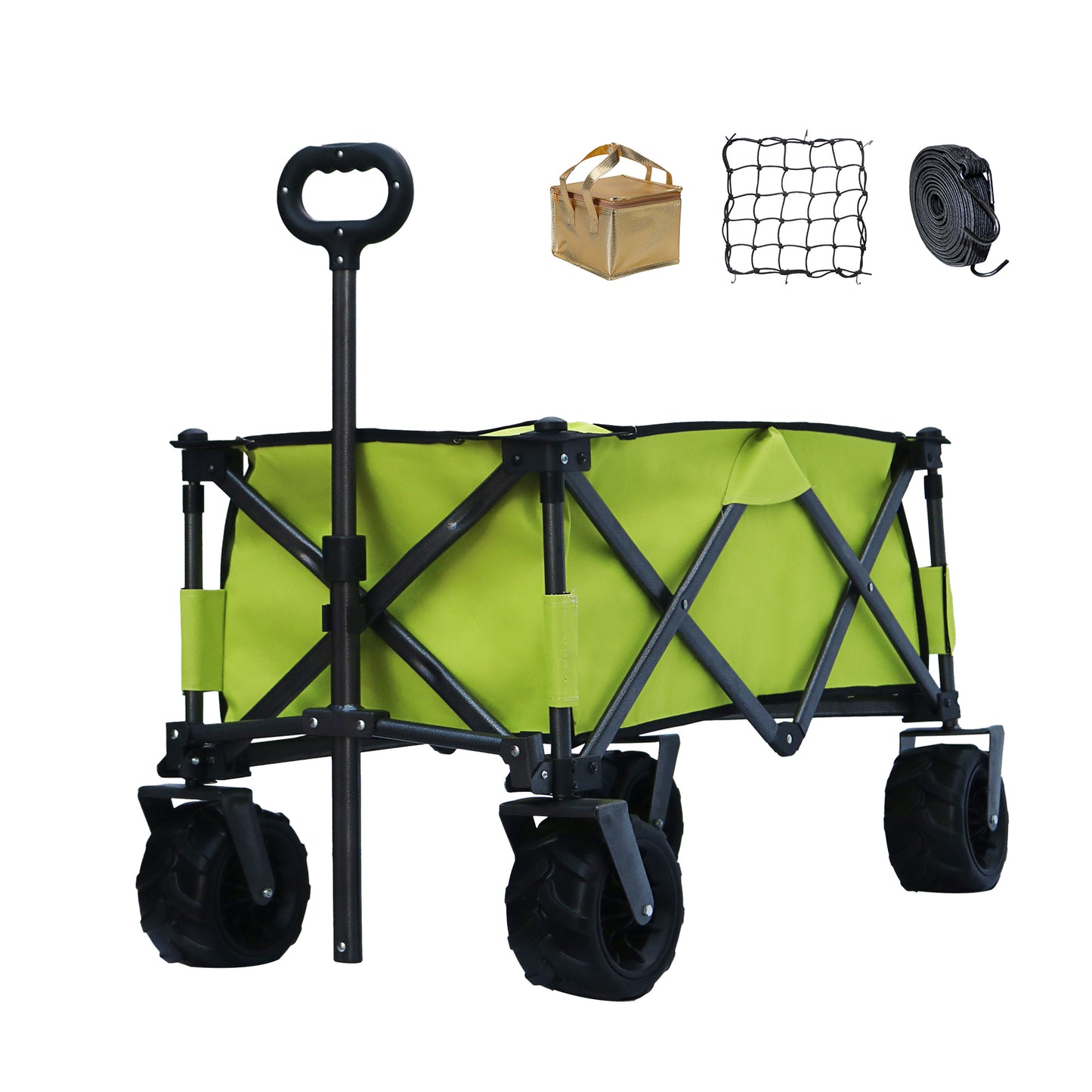 OKEYOLIVE Folding Utility Wagon Cart | All-terrain