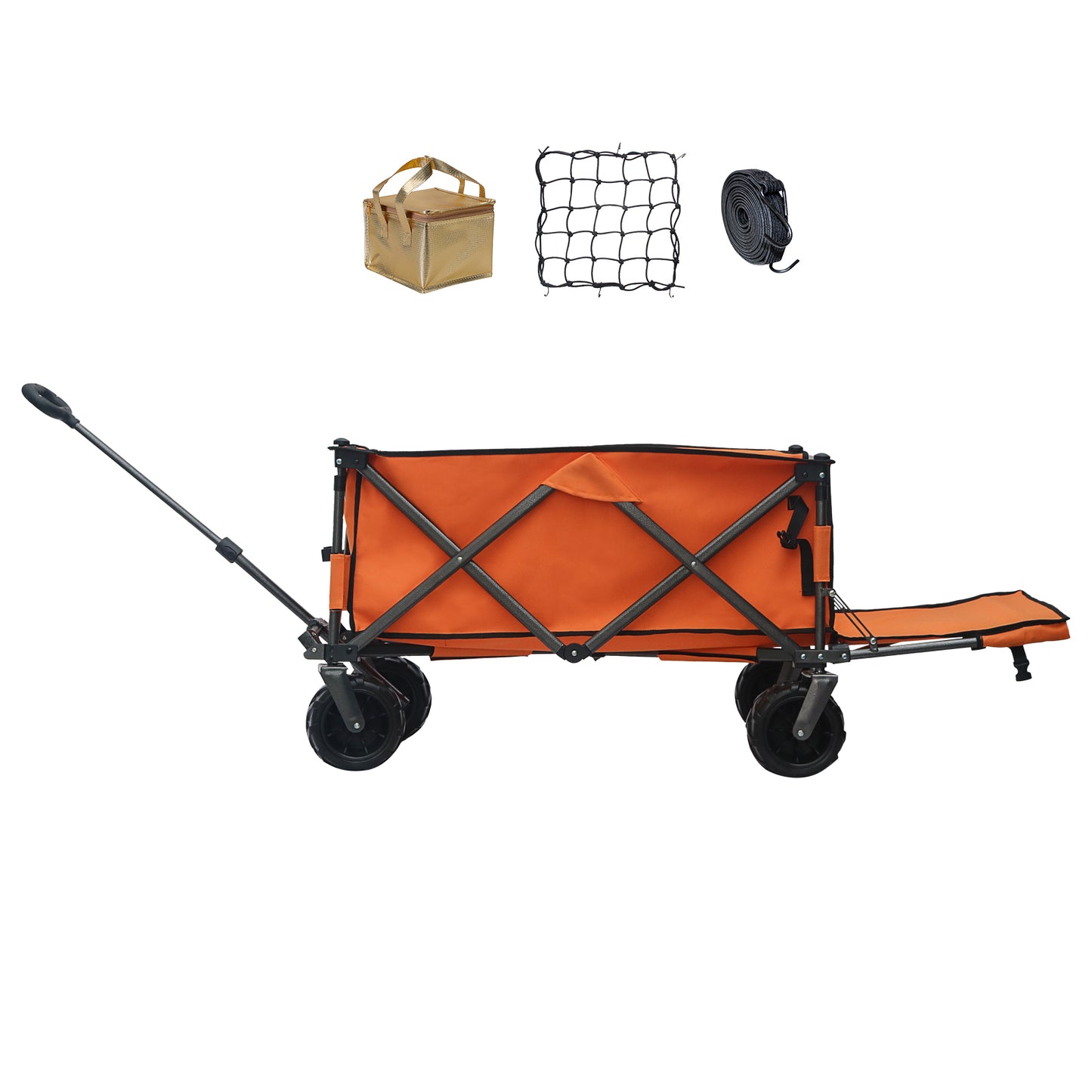 OKEYOLIVE Folding Utility Wagon Cart | All-terrain | Extended Design