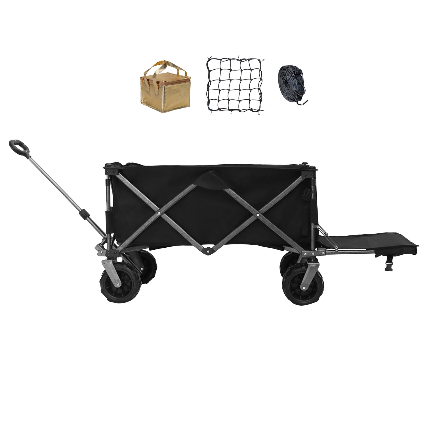 OKEYOLIVE Folding Utility Wagon Cart | All-terrain | Extended Design