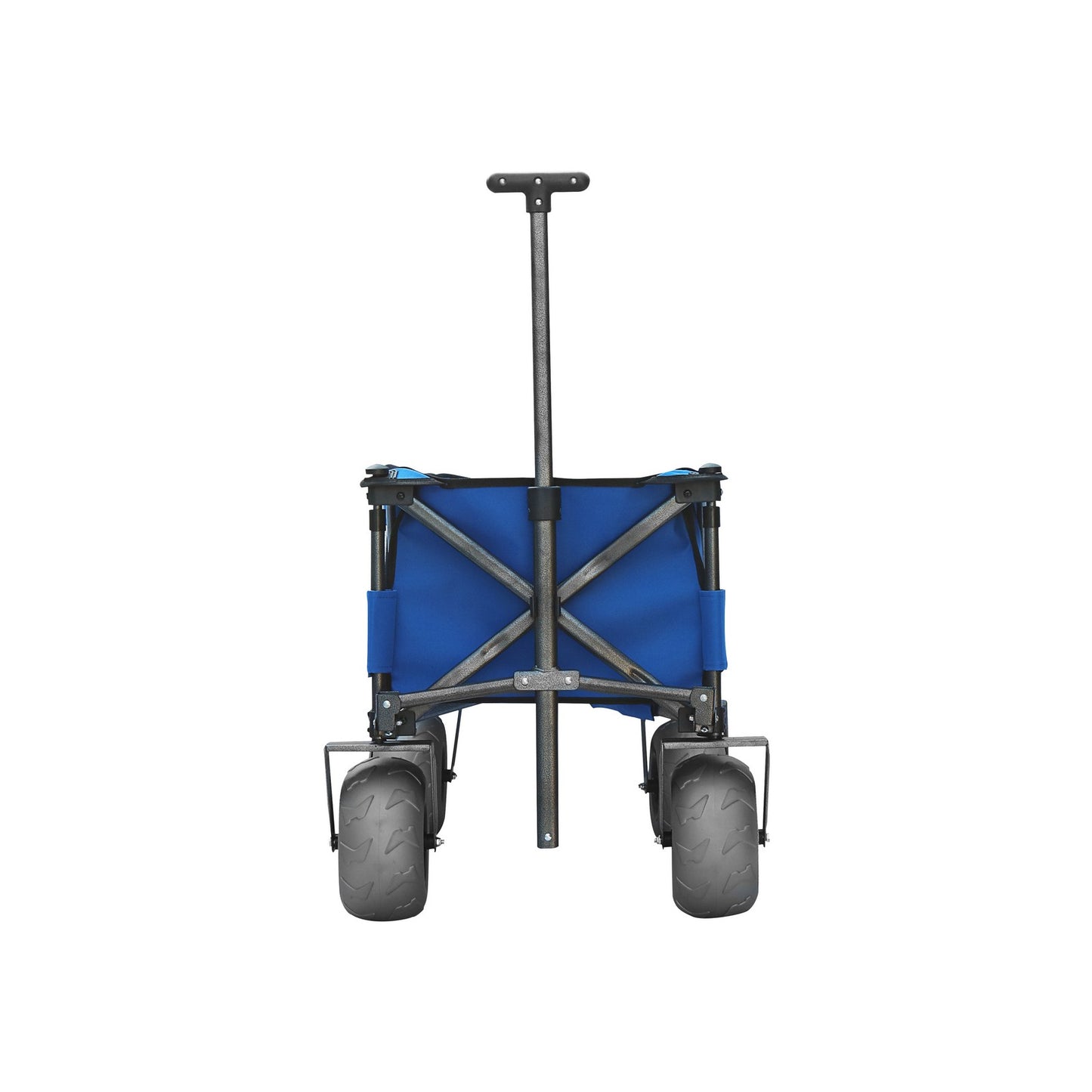 OKEYOLIVE Collapsible Beach Cart w/ Balloon Style Wheels