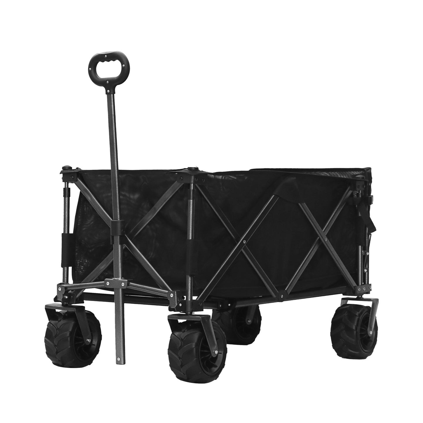 OKEYOLIVE Folding Utility Wagon Cart | All-terrain | Extended Design